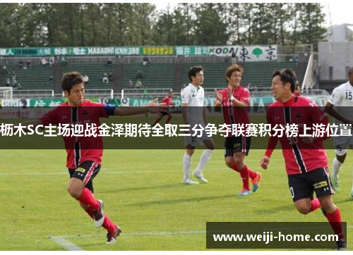 枥木SC主场迎战金泽期待全取三分争夺联赛积分榜上游位置
